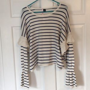 Love by design bell sleeve sweater